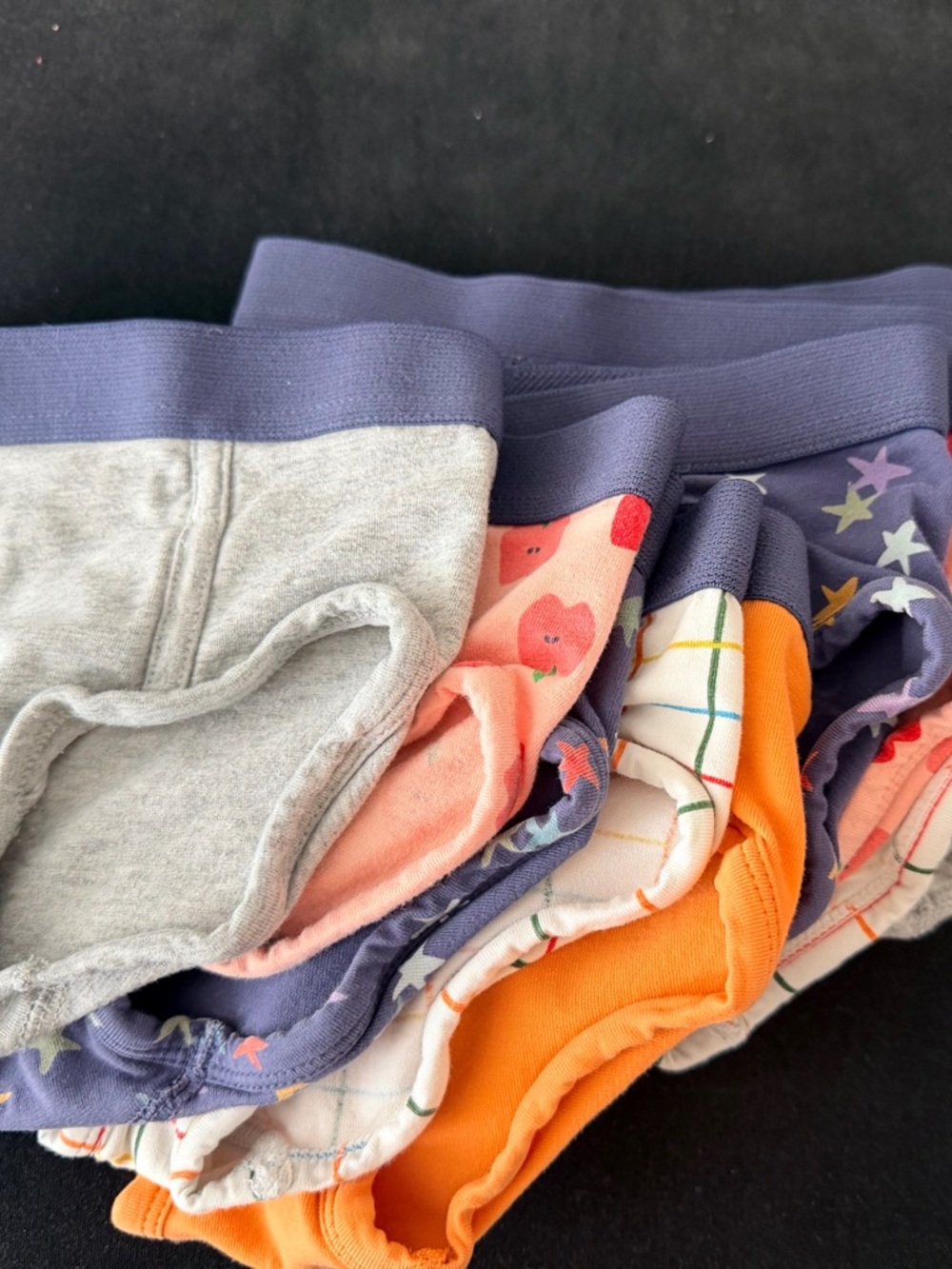 Primary toddler Briefs 13 Pack - Gray, Peach, Navy, White, Orange